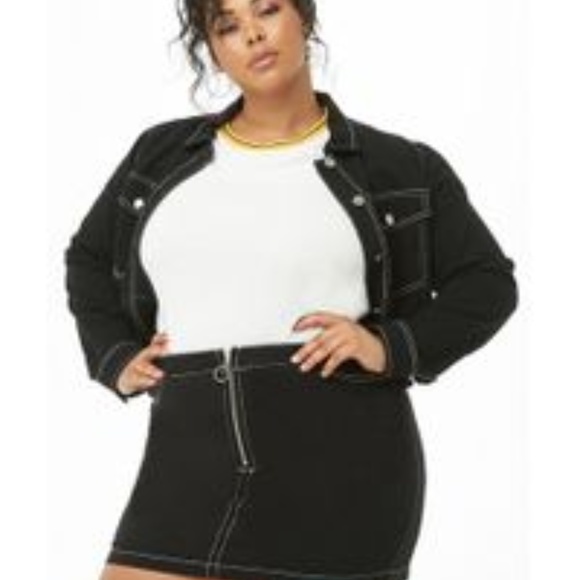 Forever 21 plus size (3X) black skirt - Picture 1 of 4